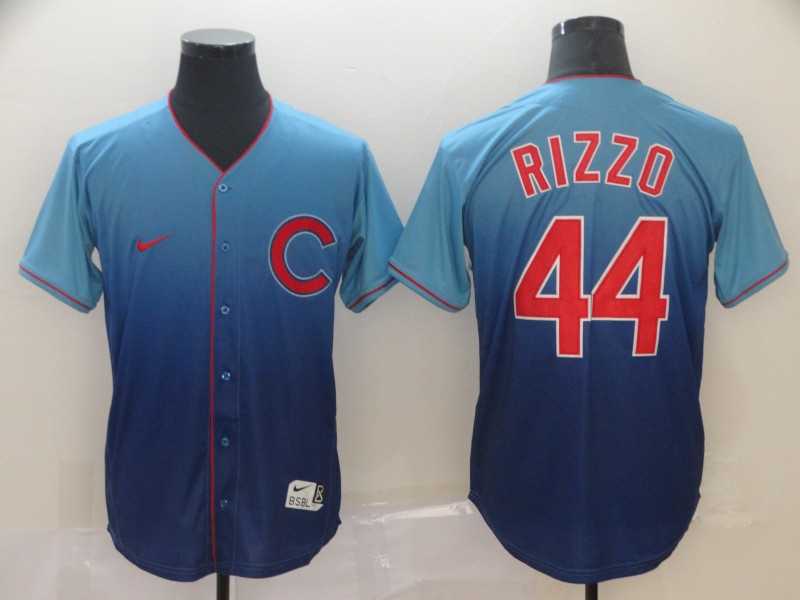 Cubs 44 Anthony Rizzo Blue Drift Fashion Jerseys,We sell and wholesale Cubs 44 Anthony Rizzo Blue Drift Fashion Jerseys on line form chian!
